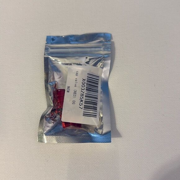 Acura Valve Stem Caps in Red Set of 4 NWT - Picture 4 of 4